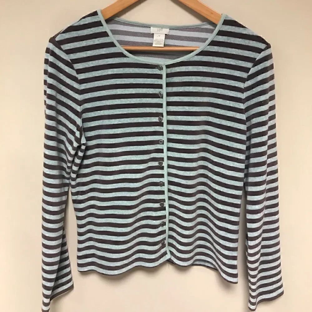 J Jill velour cardigan. Size M